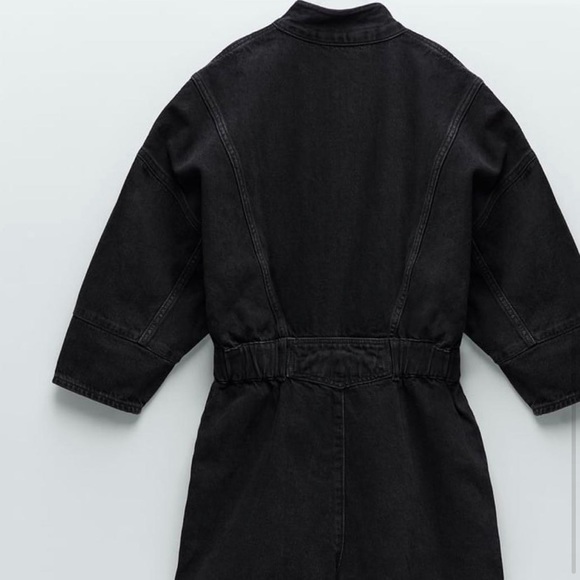 Zara Denim Jumpsuit - Picture 3 of 6